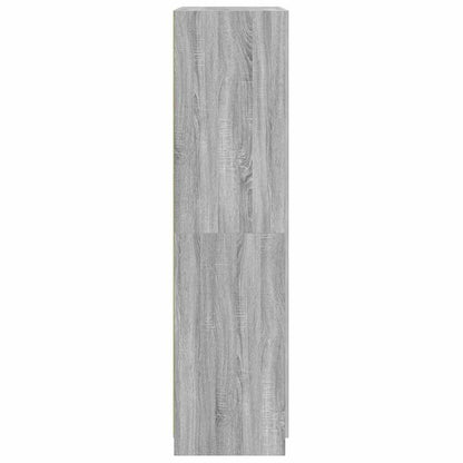 815355 vidaXL Wardrobe Grey Sonoma 90x52x200 cm Engineered Wood