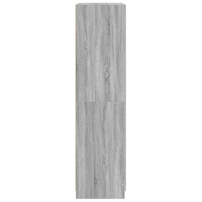 815355 vidaXL Wardrobe Grey Sonoma 90x52x200 cm Engineered Wood