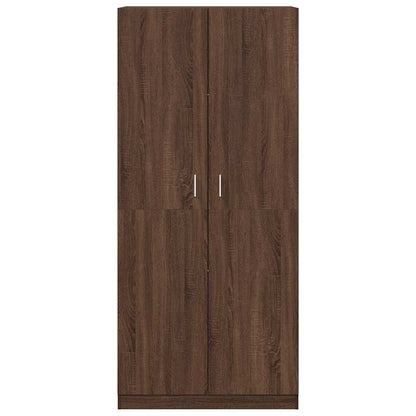 vidaXL Wardrobe Brown Oak 90x50x200 cm Engineered Wood