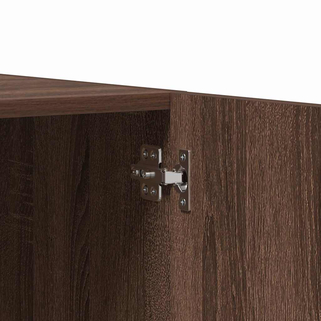 vidaXL Wardrobe Brown Oak 90x50x200 cm Engineered Wood