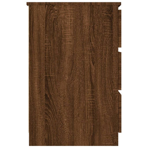vidaXL Writing Desk Brown Oak 140x50x77 cm Engineered Wood