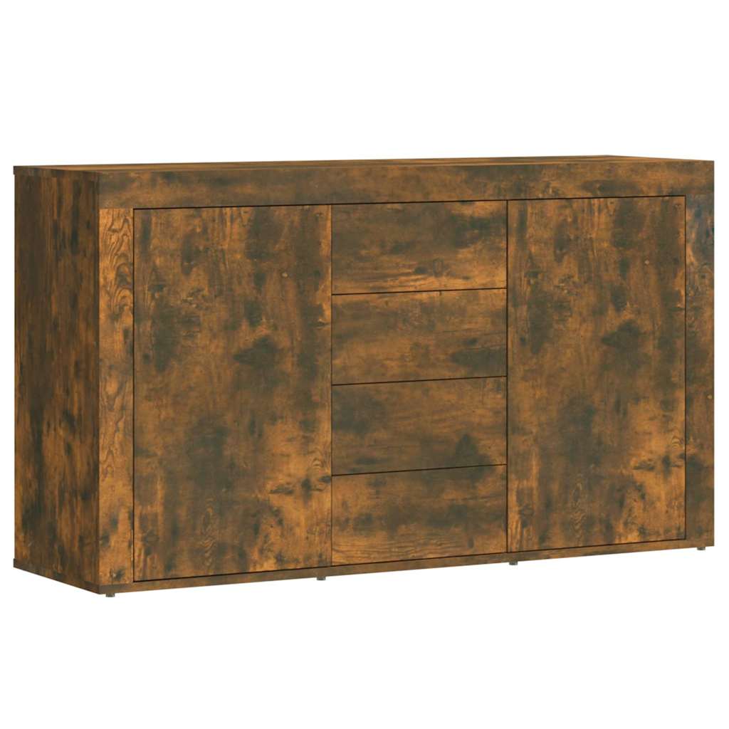 815492 vidaXL Sideboard Smoked Oak 120x36x69 cm Engineered Wood