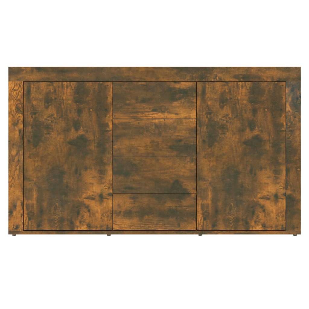 815492 vidaXL Sideboard Smoked Oak 120x36x69 cm Engineered Wood