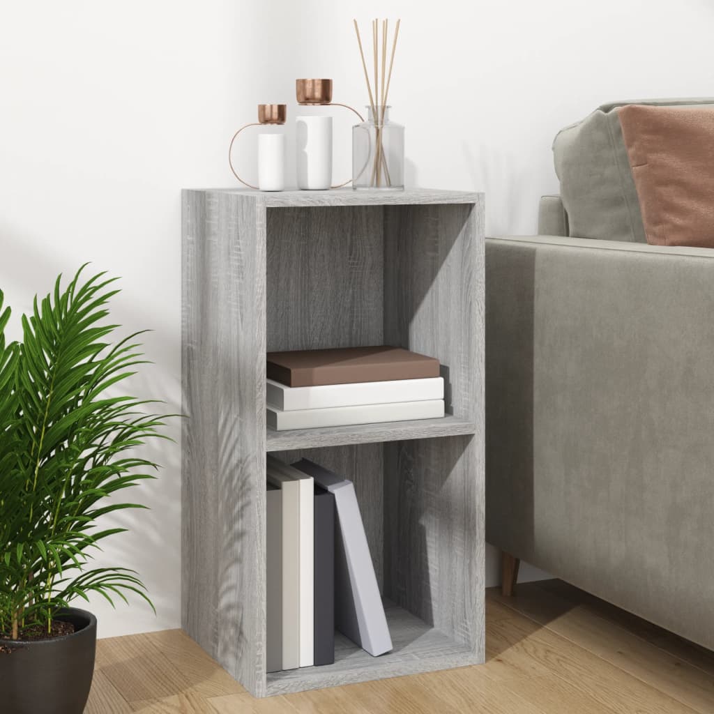 vidaXL Vinyl Storage Box Grey Sonoma 71x34x36 cm Engineered Wood