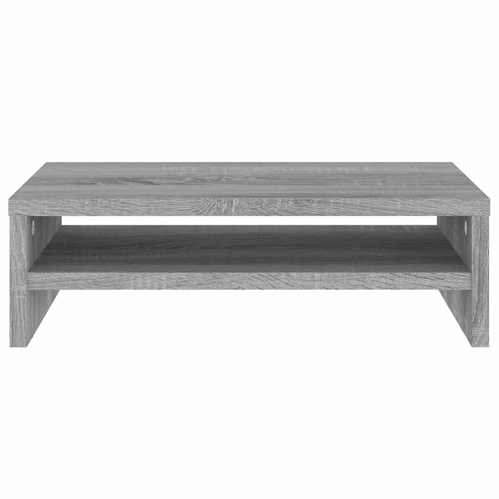 vidaXL Monitor Stand Grey Sonoma 42x24x13 cm Engineered Wood