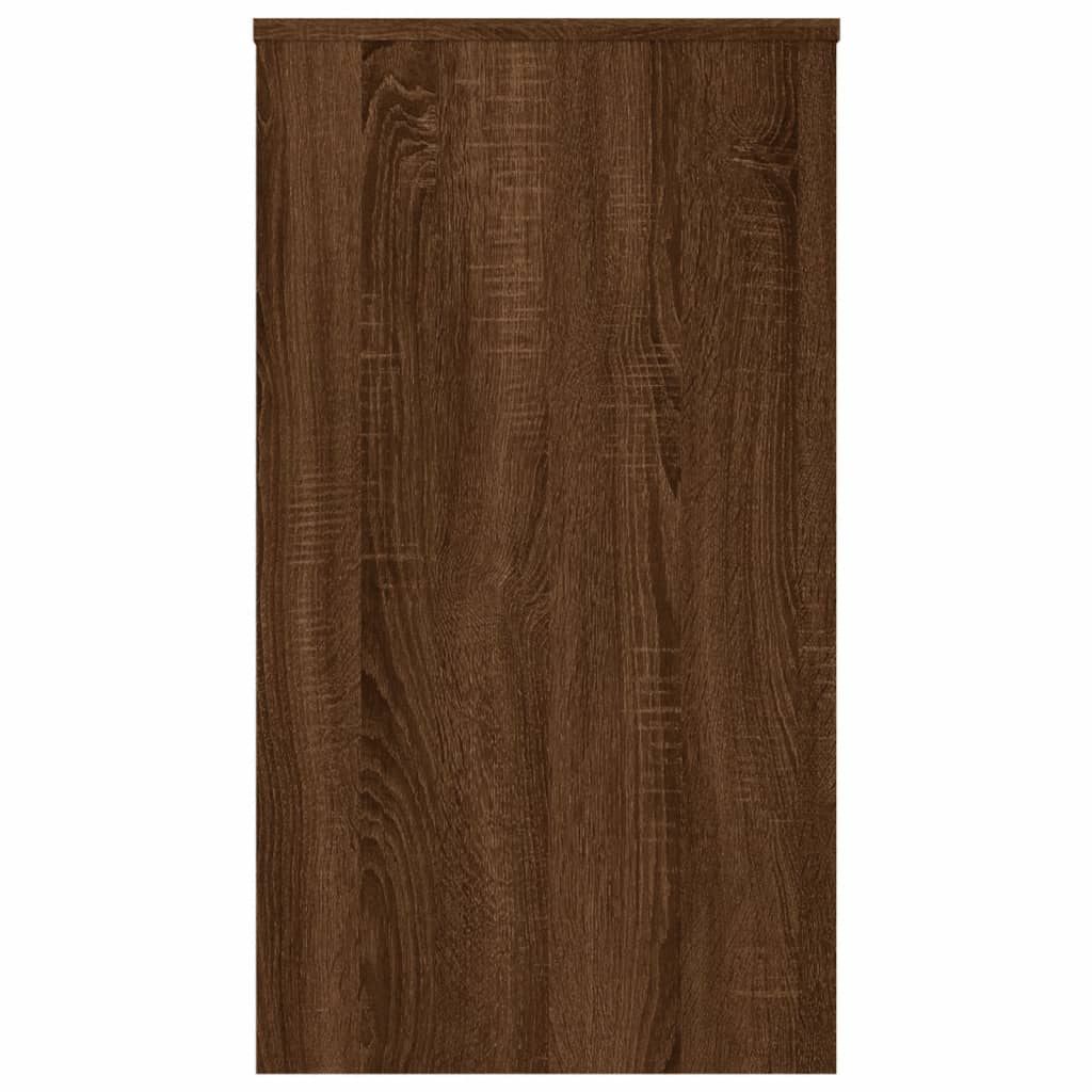 vidaXL Desk Brown Oak 90x40x72 cm Engineered Wood