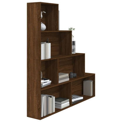 vidaXL Book Cabinet Brown Oak 155x24x160 cm