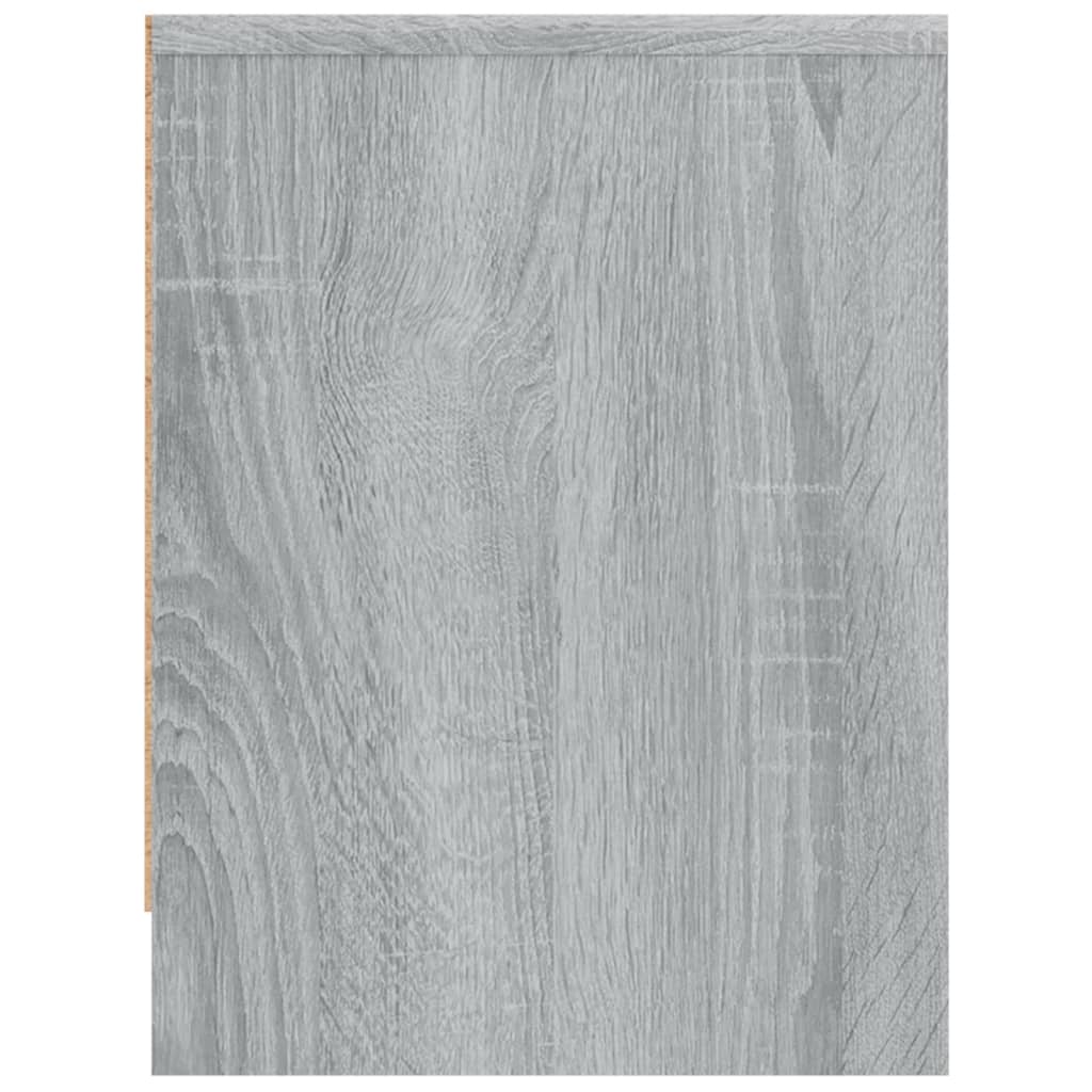 vidaXL Bedside Cabinet Grey Sonoma 40x30x40 cm Engineered Wood