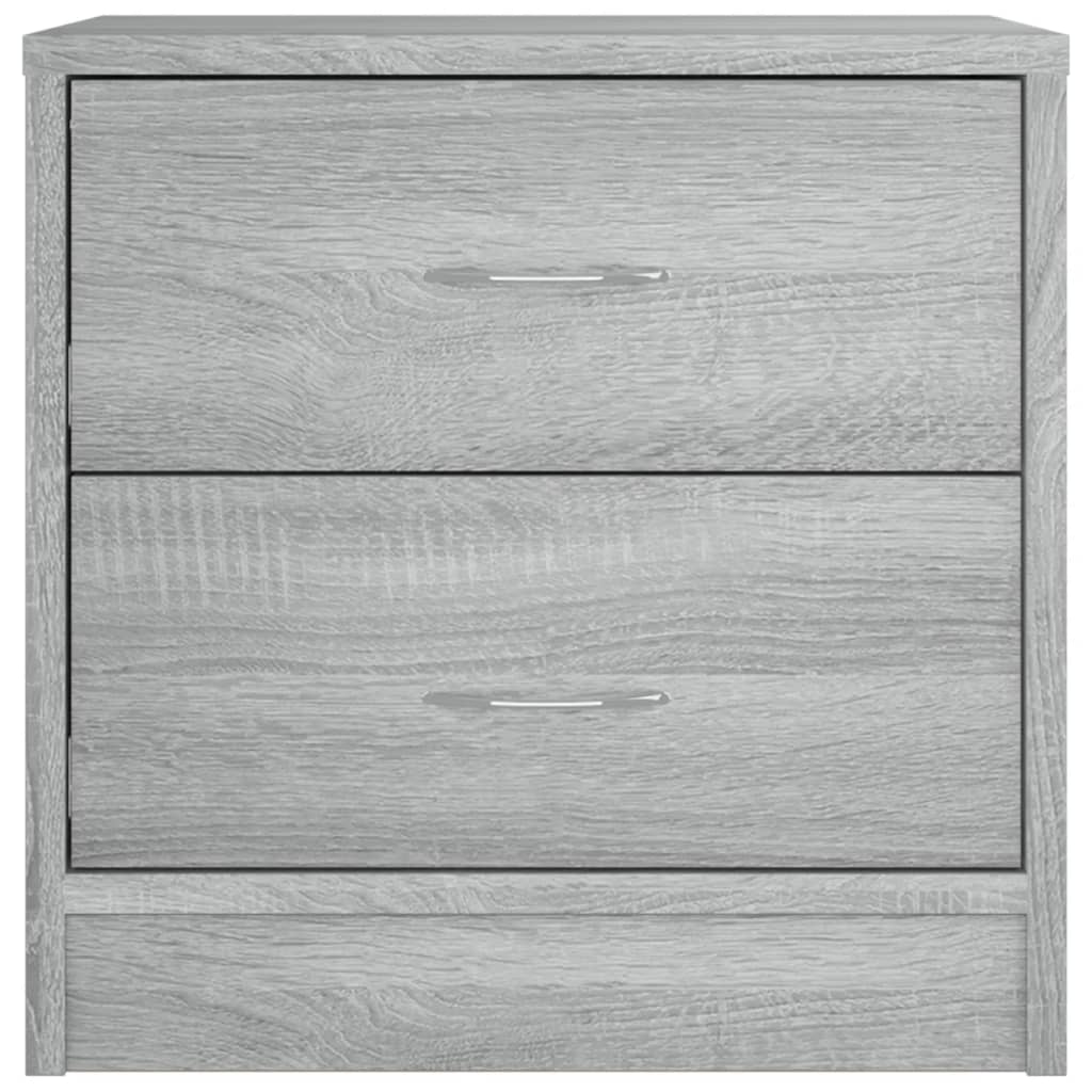 vidaXL Bedside Cabinets 2 pcs Grey Sonoma 40x30x40 cm Engineered Wood