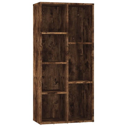 vidaXL Book Cabinet Smoked Oak 50x25x106 cm