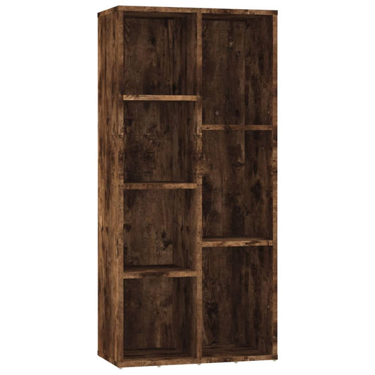 vidaXL Book Cabinet Smoked Oak 50x25x106 cm