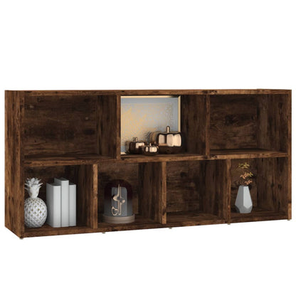 vidaXL Book Cabinet Smoked Oak 50x25x106 cm