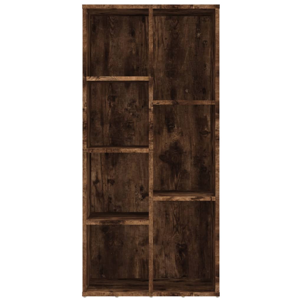 vidaXL Book Cabinet Smoked Oak 50x25x106 cm