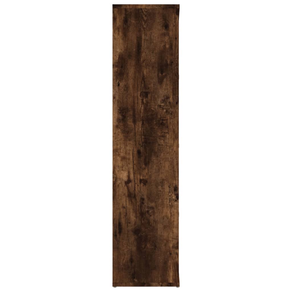 vidaXL Book Cabinet Smoked Oak 50x25x106 cm