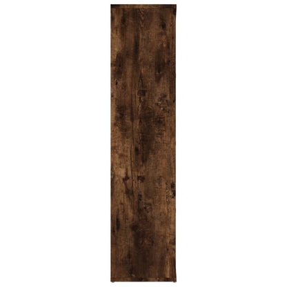 vidaXL Book Cabinet Smoked Oak 50x25x106 cm