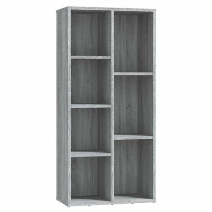 vidaXL Book Cabinet Grey Sonoma 50x25x106 cm