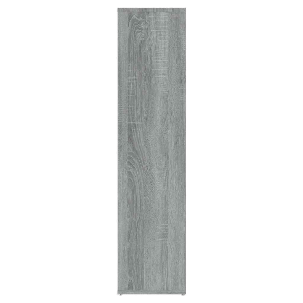 vidaXL Book Cabinet Grey Sonoma 50x25x106 cm
