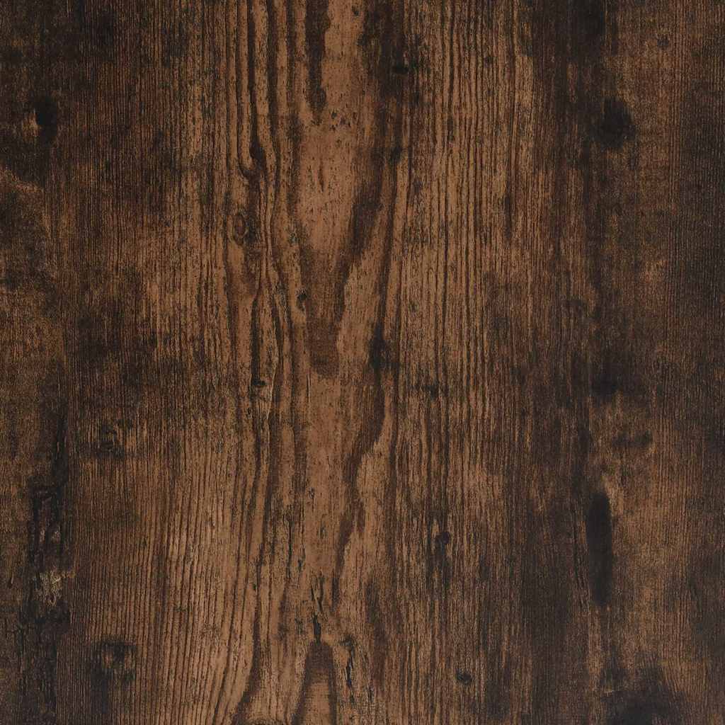 815447 vidaXL Book Cabinet Smoked Oak 98x30x98 cm