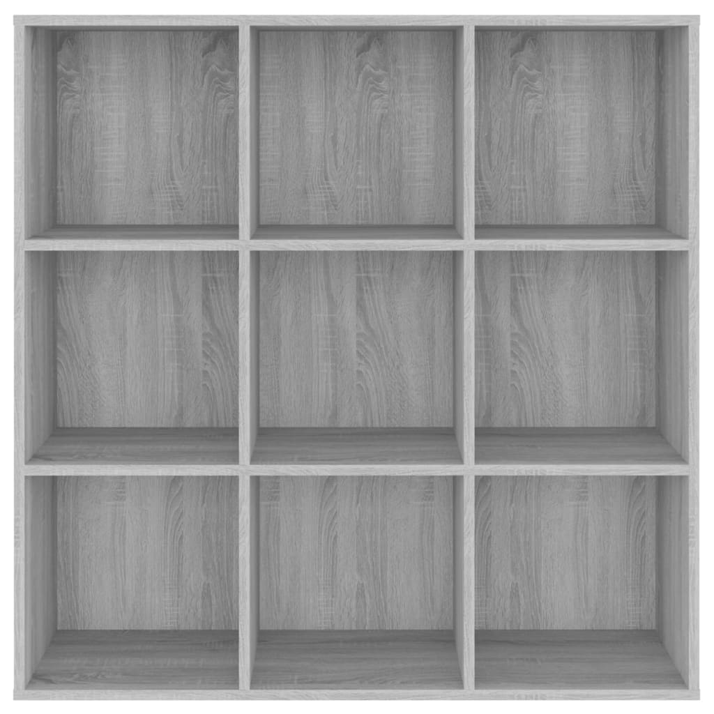 vidaXL Book Cabinet Grey Sonoma 98x29x97.5 cm