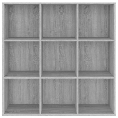 vidaXL Book Cabinet Grey Sonoma 98x29x97.5 cm