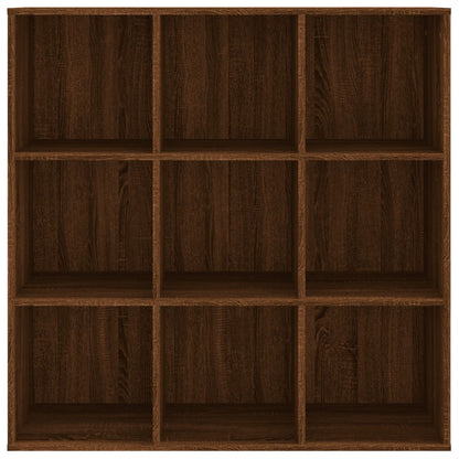 vidaXL Book Cabinet Brown Oak 98x29x97.5 cm