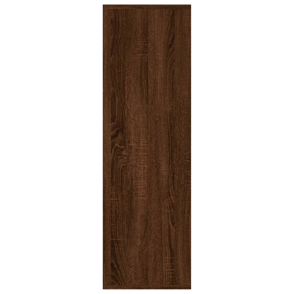 vidaXL Book Cabinet Brown Oak 98x29x97.5 cm