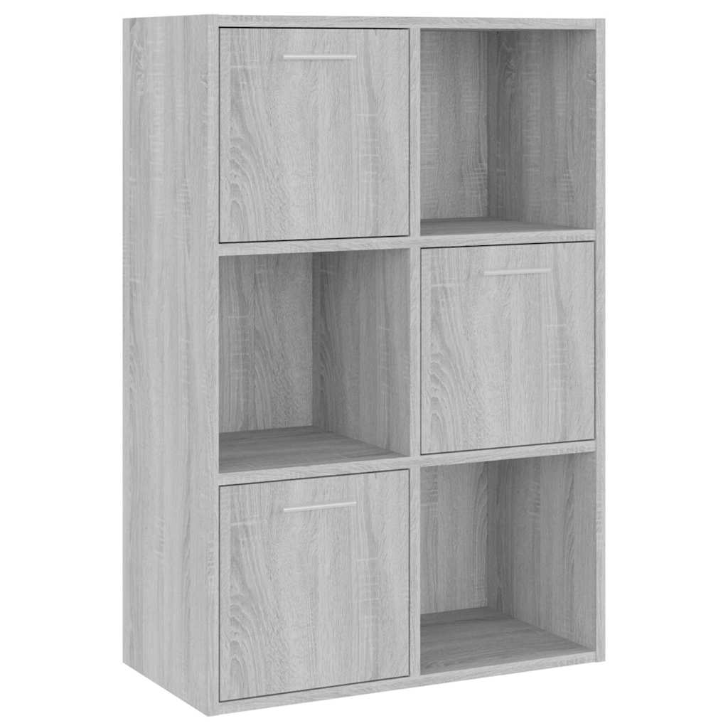 vidaXL Storage Cabinet Grey Sonoma 60x29,5x90 cm
