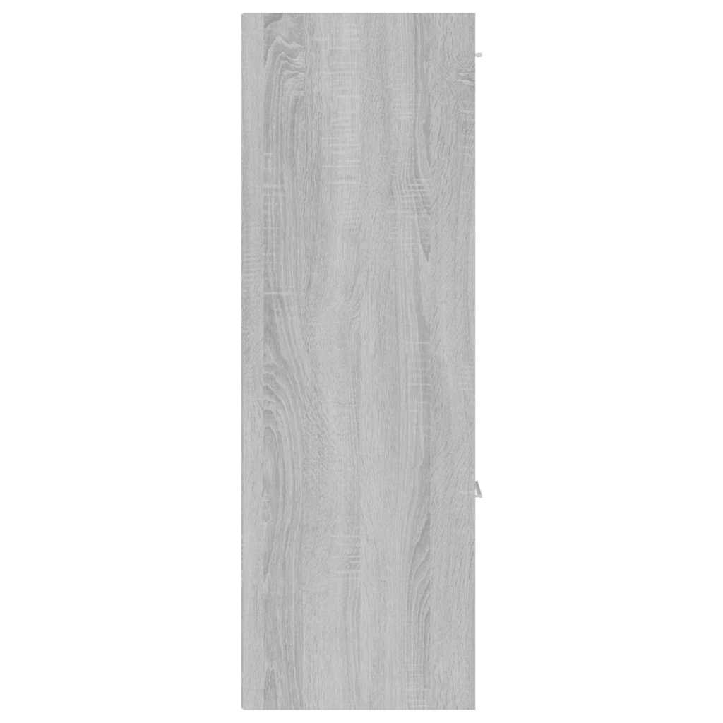 vidaXL Storage Cabinet Grey Sonoma 60x29,5x90 cm