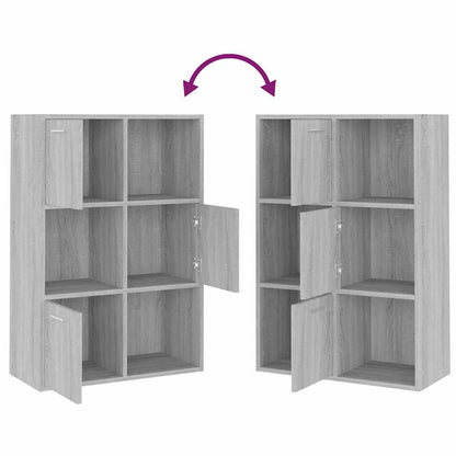 vidaXL Storage Cabinet Grey Sonoma 60x29,5x90 cm