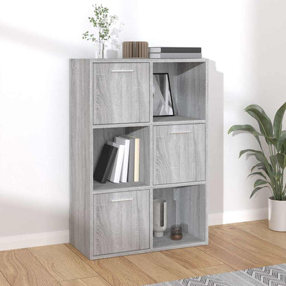 vidaXL Storage Cabinet Grey Sonoma 60x29,5x90 cm