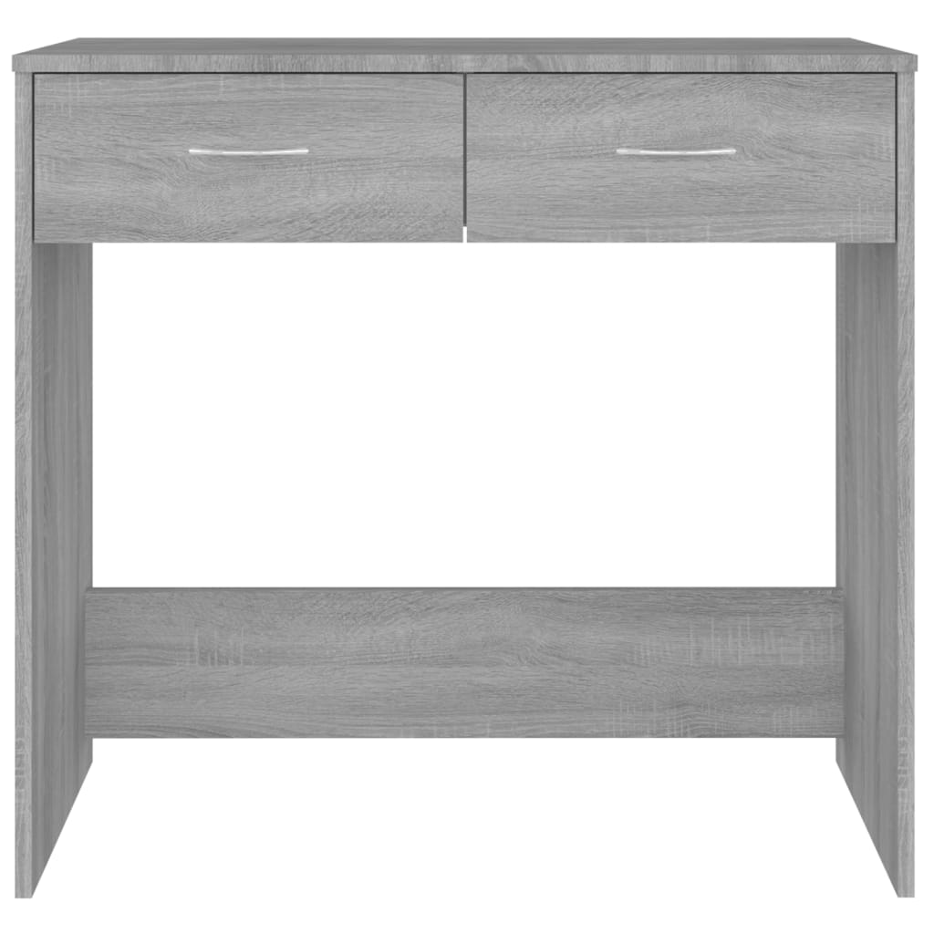 vidaXL Desk Grey Sonoma 80x40x75 cm Engineered Wood