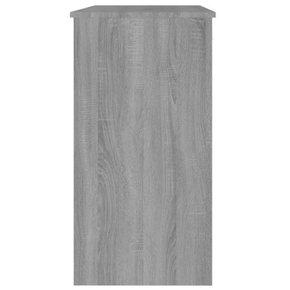 vidaXL Desk Grey Sonoma 80x40x75 cm Engineered Wood