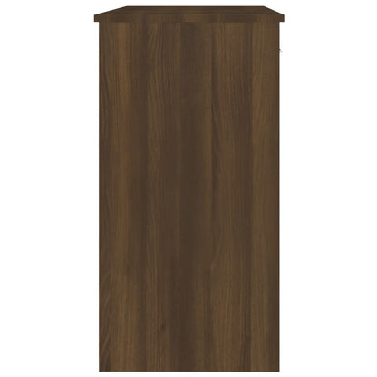 vidaXL Desk Brown Oak 80x40x75 cm Engineered Wood
