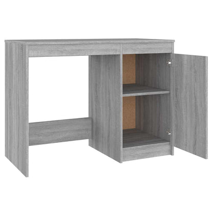 vidaXL Desk Grey Sonoma 100x50x76 cm Engineered Wood