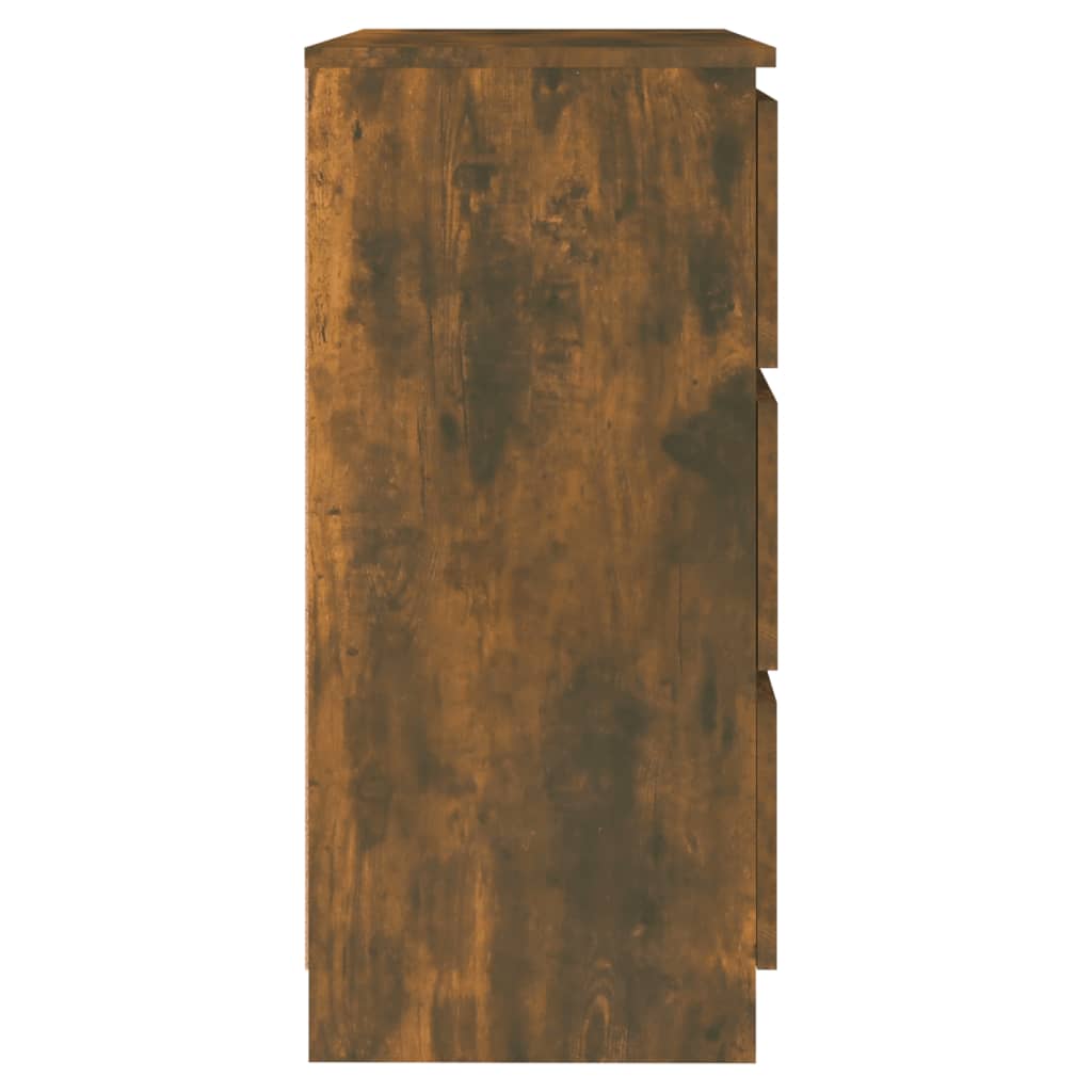 vidaXL Sideboard Smoked Oak 60x35x76 cm Engineered Wood