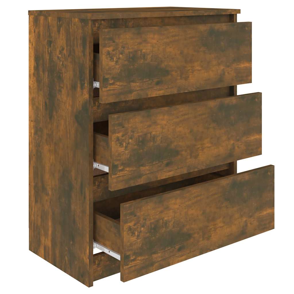 815510 vidaXL Sideboard Smoked Oak 60x35x76 cm Engineered Wood