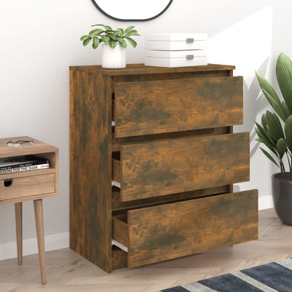 815510 vidaXL Sideboard Smoked Oak 60x35x76 cm Engineered Wood