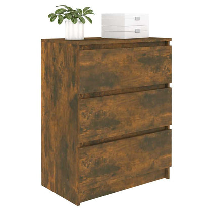 815510 vidaXL Sideboard Smoked Oak 60x35x76 cm Engineered Wood