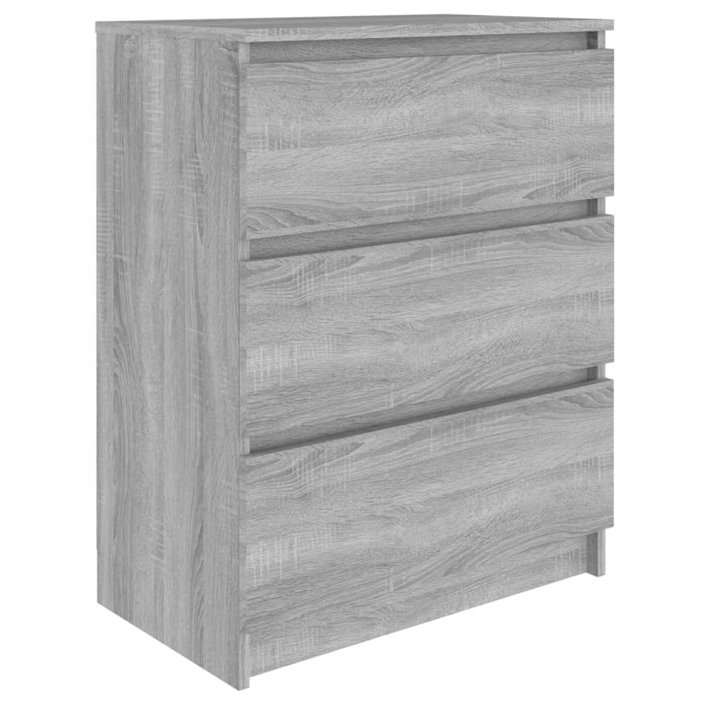 815511 vidaXL Sideboard Grey Sonoma 60x35x76 cm Engineered Wood