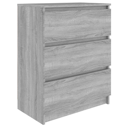 815511 vidaXL Sideboard Grey Sonoma 60x35x76 cm Engineered Wood