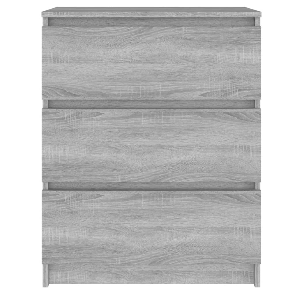 vidaXL Sideboard Grey Sonoma 60x35x76 cm Engineered Wood
