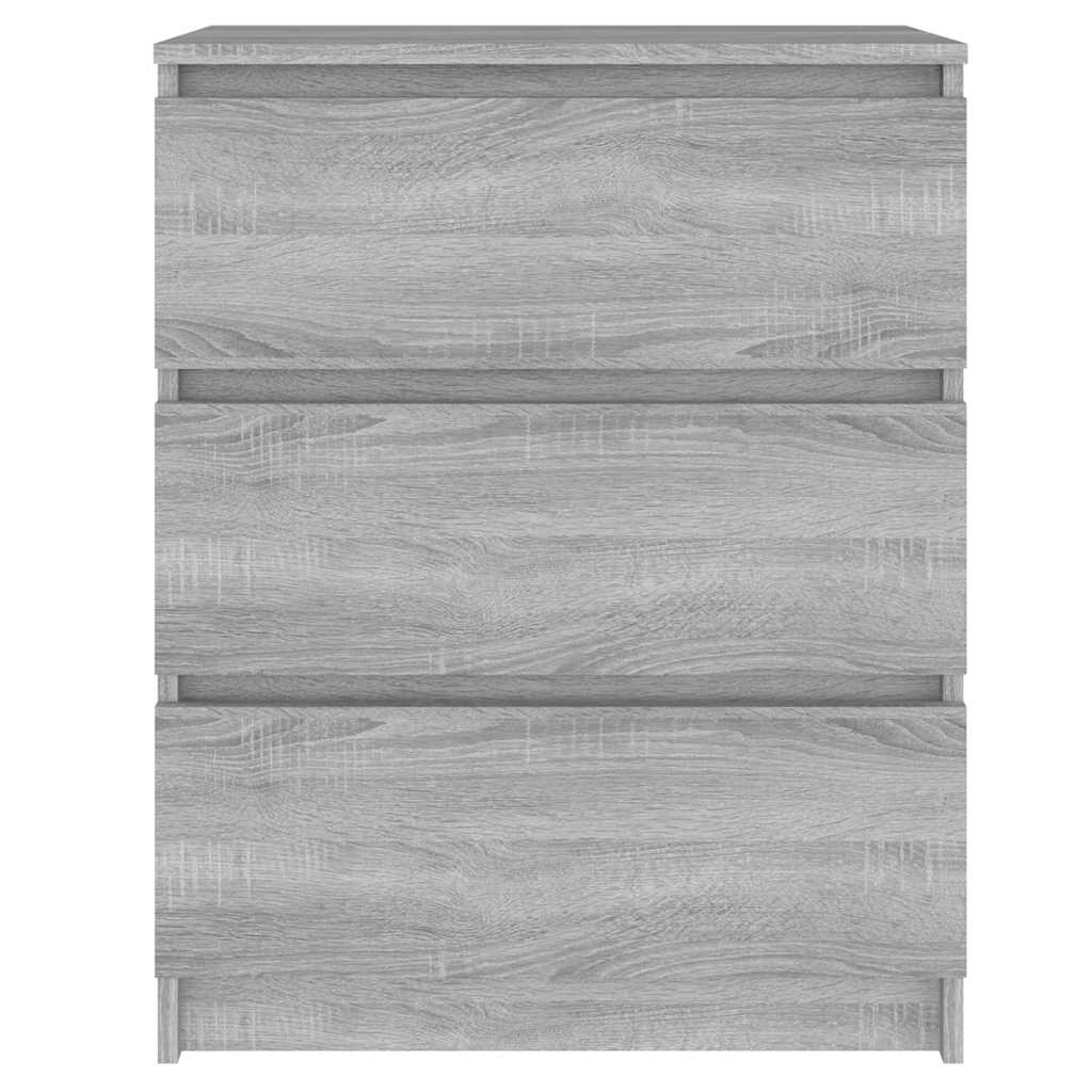 815511 vidaXL Sideboard Grey Sonoma 60x35x76 cm Engineered Wood