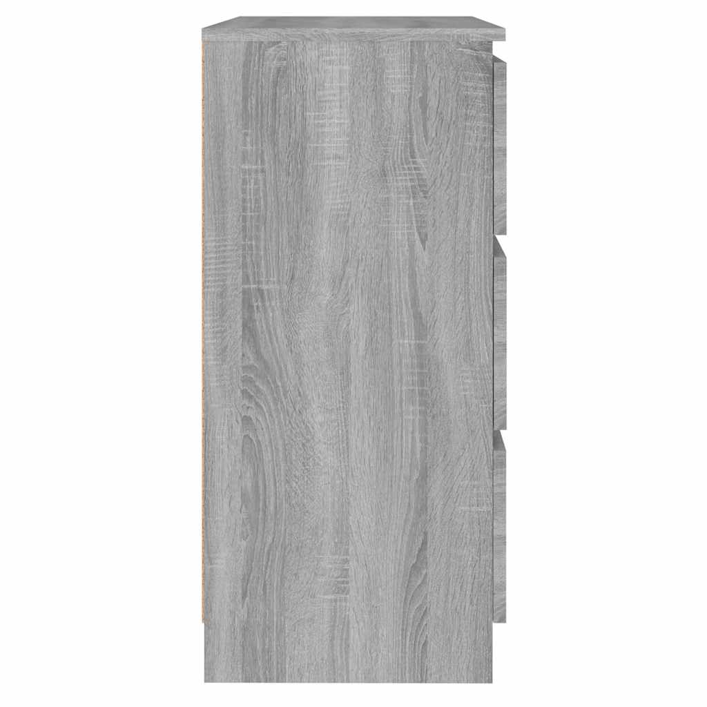 815511 vidaXL Sideboard Grey Sonoma 60x35x76 cm Engineered Wood