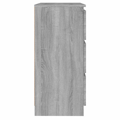 815511 vidaXL Sideboard Grey Sonoma 60x35x76 cm Engineered Wood