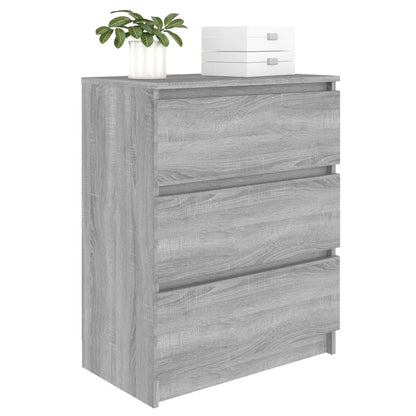 vidaXL Sideboard Grey Sonoma 60x35x76 cm Engineered Wood