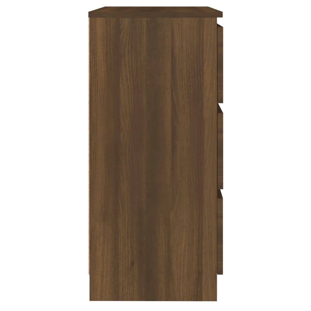 vidaXL Sideboard Brown Oak 60x35x76 cm Engineered Wood