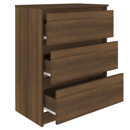vidaXL Sideboard Brown Oak 60x35x76 cm Engineered Wood