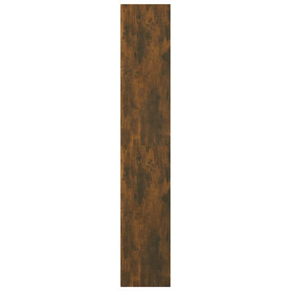 vidaXL Book Cabinet Smoked Oak 36x30x171 cm Engineered Wood
