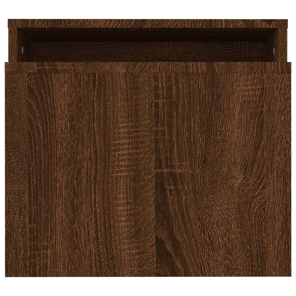 vidaXL Coffee Table Set Brown Oak 100x48x40 cm Engineered Wood