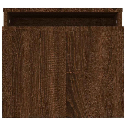 vidaXL Coffee Table Set Brown Oak 100x48x40 cm Engineered Wood